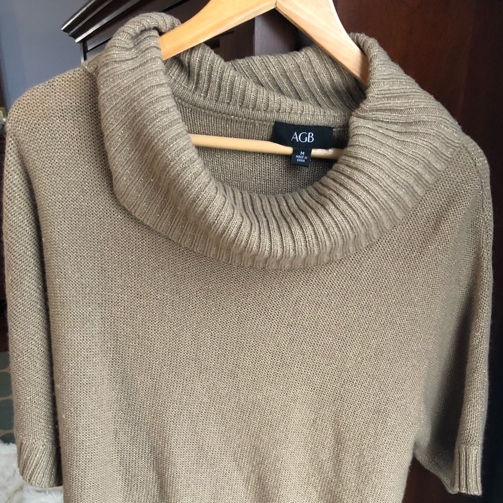 AGB Cowneck Sweater + sparkles!